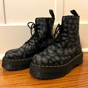 Dr Martens, 🖤Jadon Platform Boot, *like new!*
Camo, Leopard Print
 sz 7